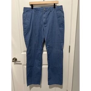 Bonobos Pants Mens 38X32 Blue Chinos Khakis‎ Straight Leg